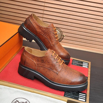 Hm Daniel Tramping Shoe Bronze Wrinkle Calfskin