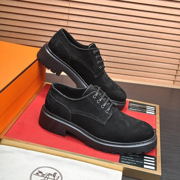 Hm Daniel Tramping Shoe Black Suede