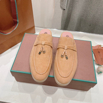 Lp Charms Walk Babouche Loafers Cantaloupe Suede