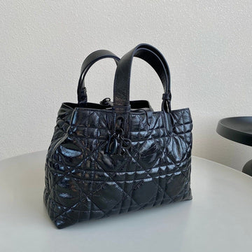 CD Medium Toujours 28 All Black Calfskin