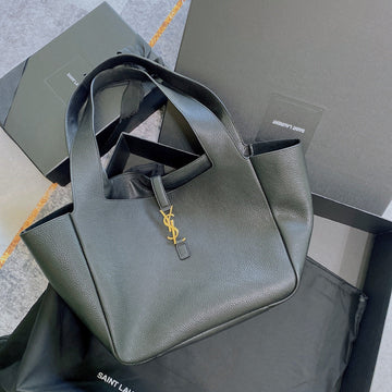 Bea Hobo 50 Grained Black Leather