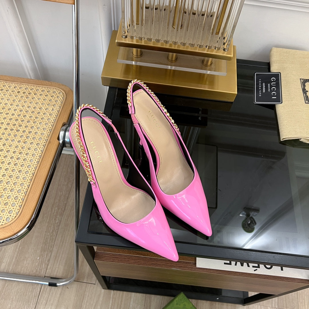 GG Signoria Slingback Pump Taffy Lambskin
