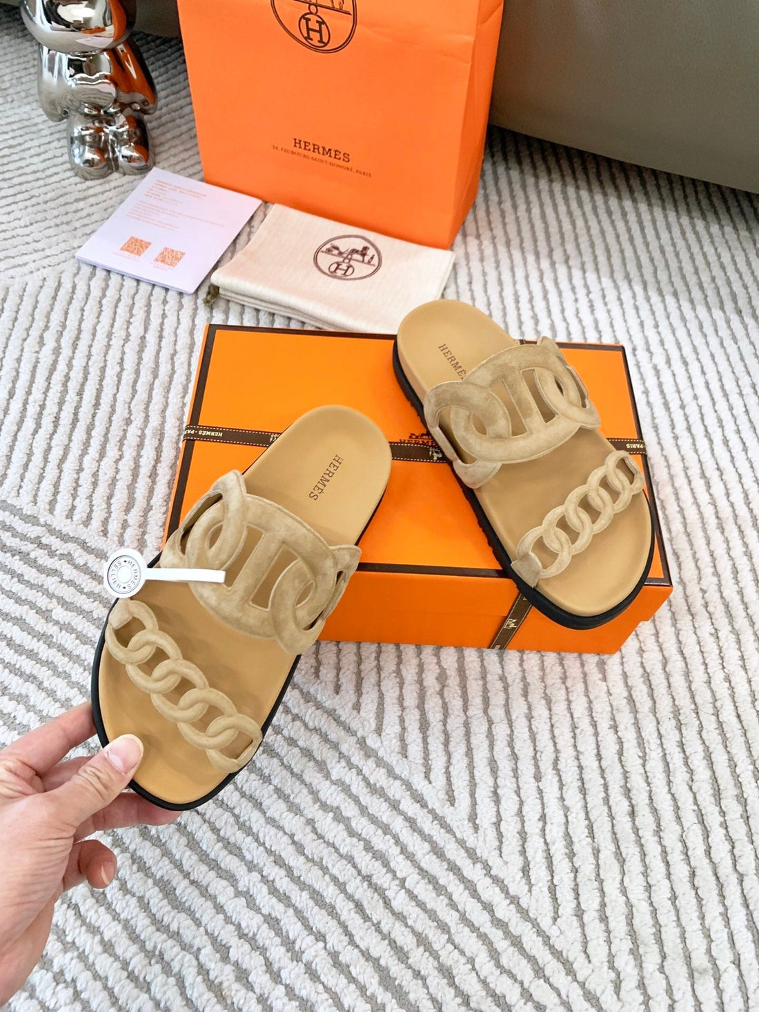 Hm Extra Sandal Beige Suede 963523