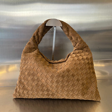 Small Hop 40 In Caramel Brown Lambskin