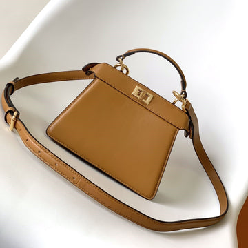 Peekaboo Iseeu Petite 20 Bag Tan Lambskin Ghw