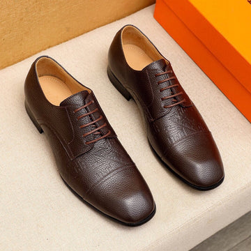 Hm Bally Scrivani Handpainted Pecan Calfskin