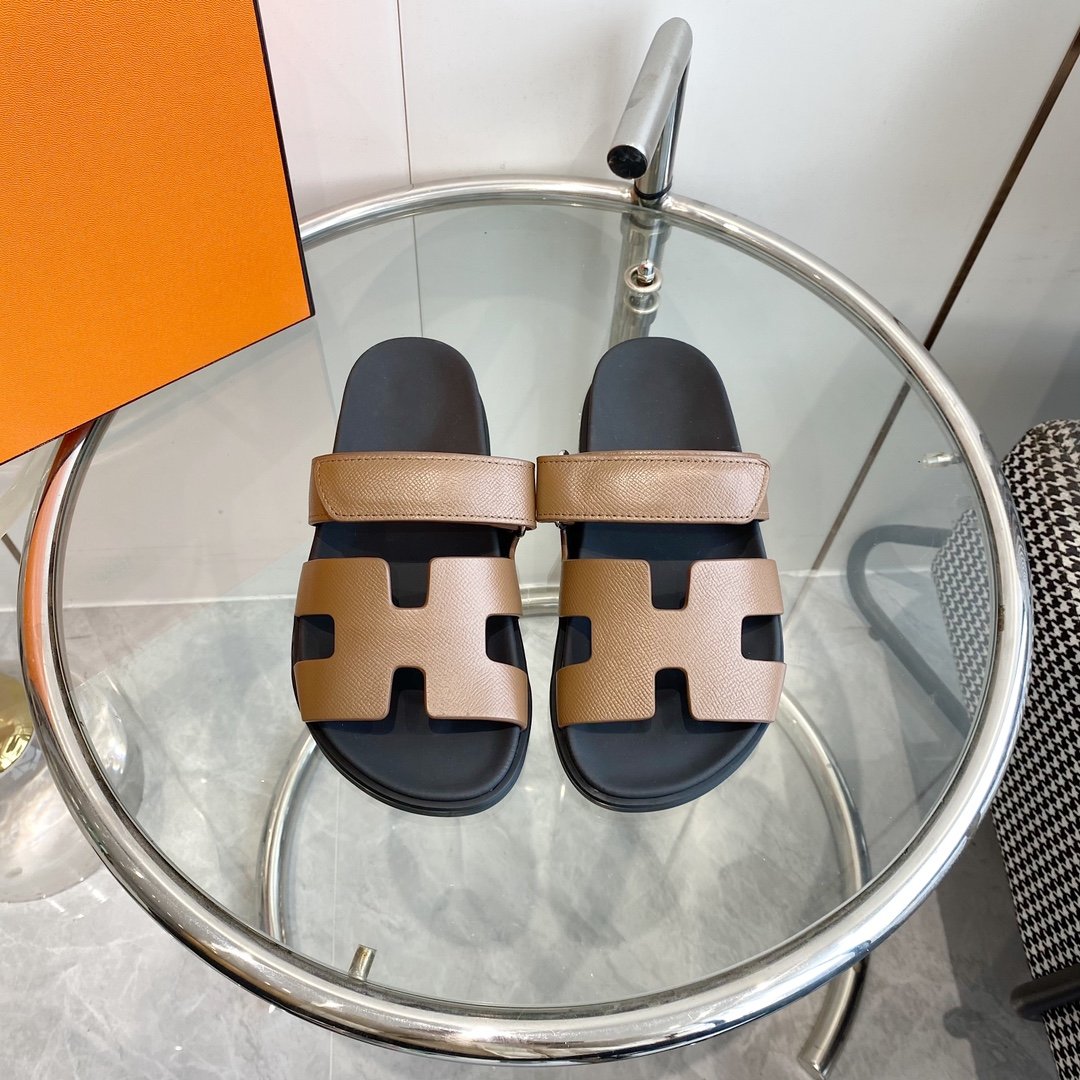 Chypre Epsom Sandal Brown Leather