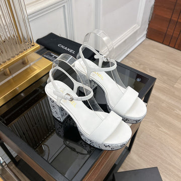 Slingback Sandal 90 White Lambskin