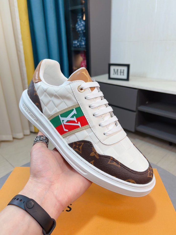 LV Rivoli Monogram White Brown