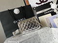 CC MINI 19 FLAP BAG IN SILVER METALLIC CALFSKIN Bags Bible