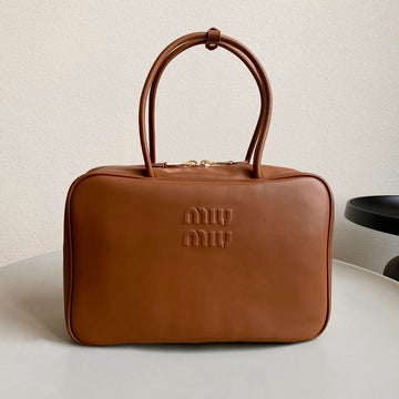 Beau Bag 34 In Caramel Brown Leather