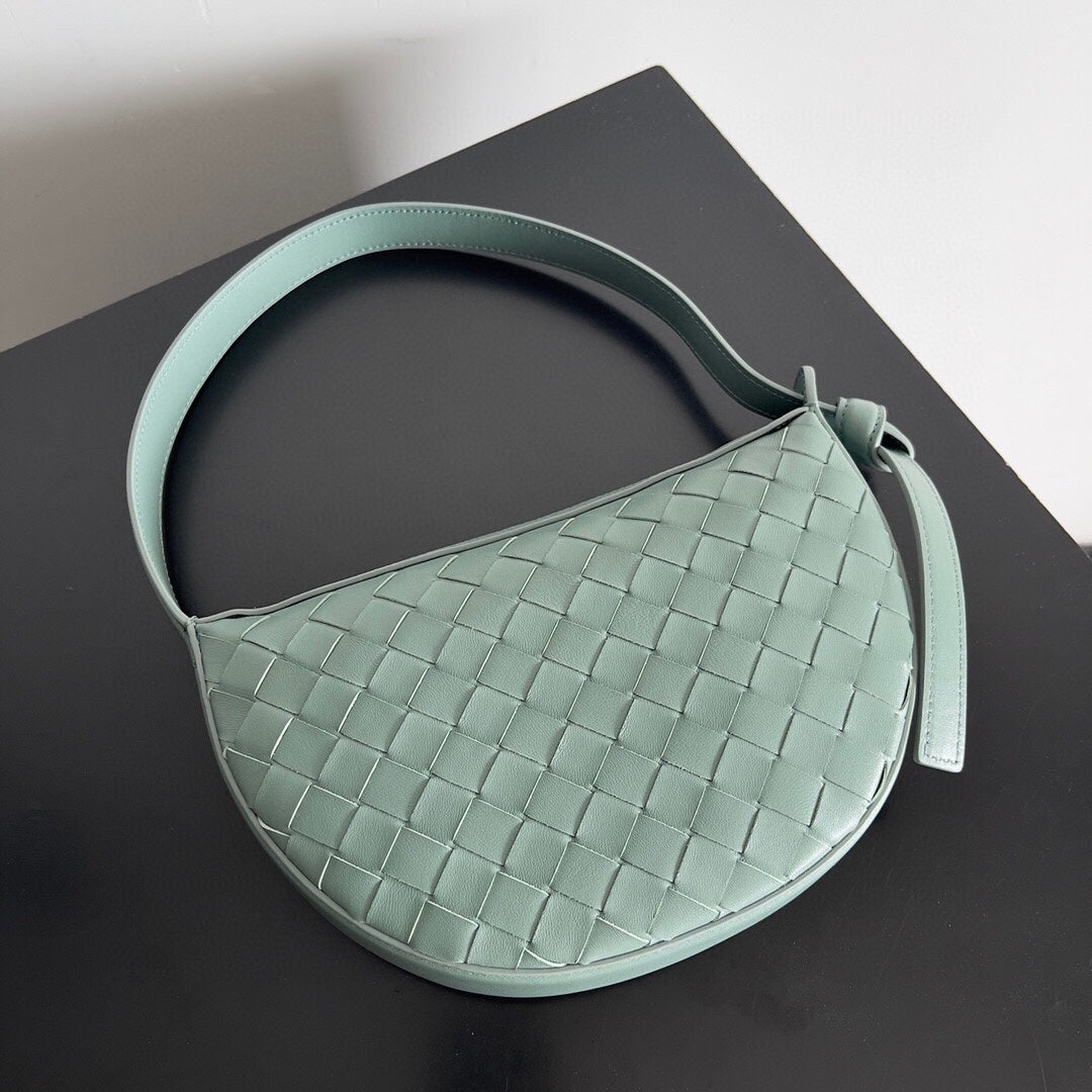 Bv Mini Sunrise 23CM Mint Calfskin Ghw