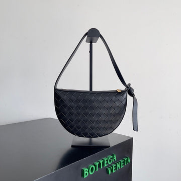 Bv Mini Sunrise 23CM Black Calfskin Ghw