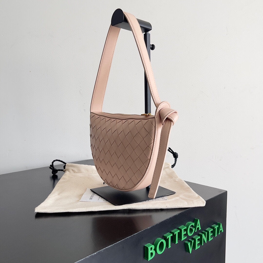 Bv Mini Sunrise 23CM Light Pink Calfskin Ghw