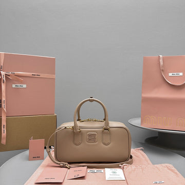 Restro Small 27 In Taupe Pink In Calfskin