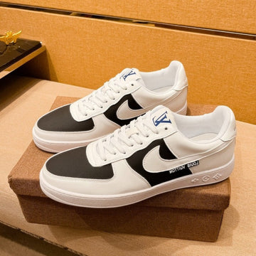 LV Air Force 1 Sneaker Black And White