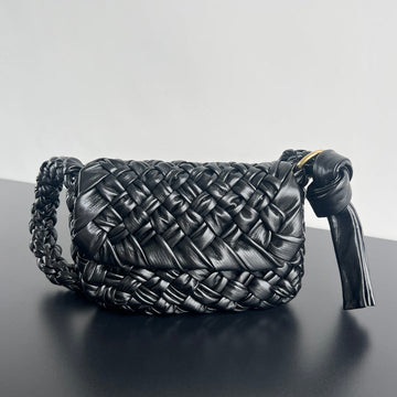 Kalimero Città 25 In Black Calfskin