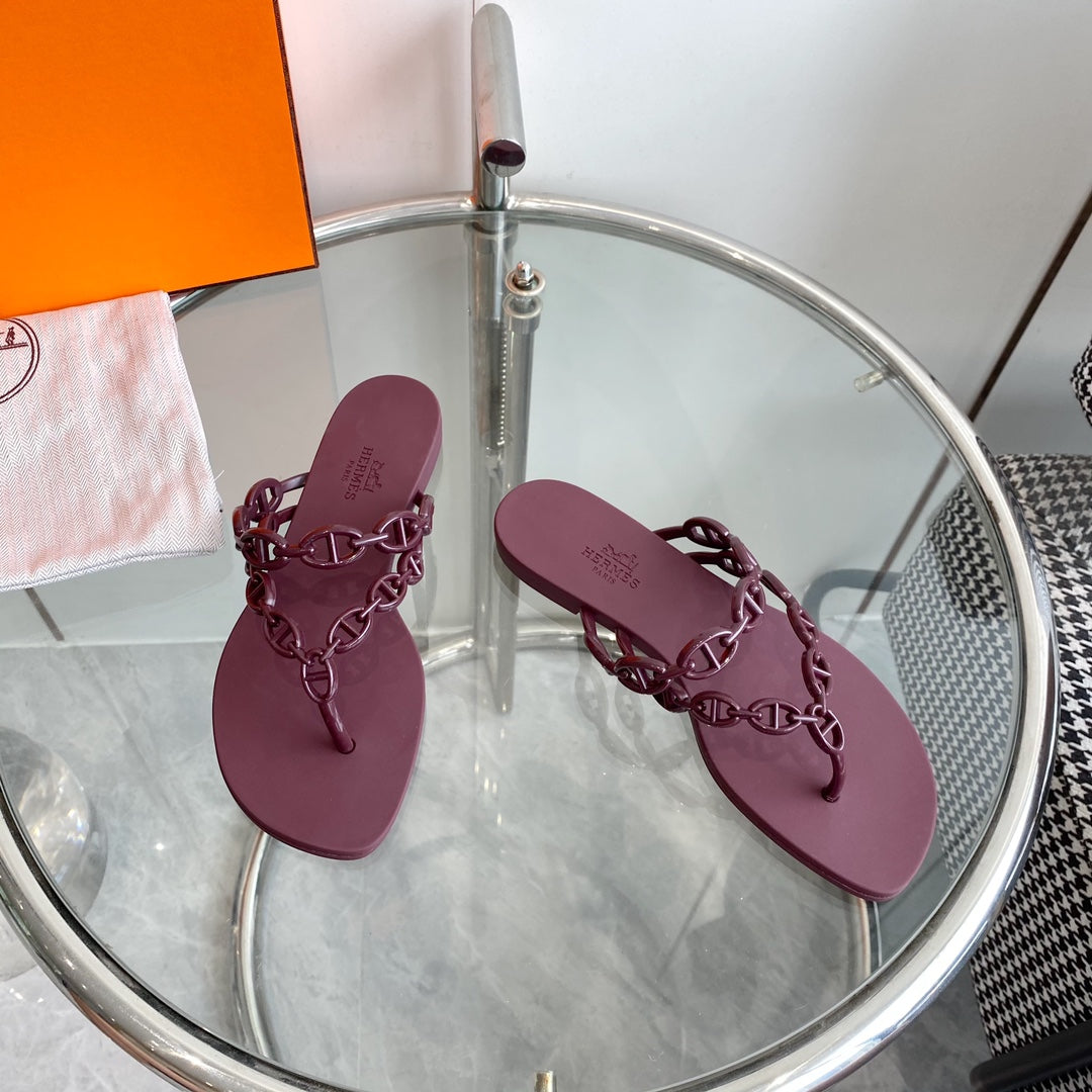 Island Sandal Grape Pvc Waterproof