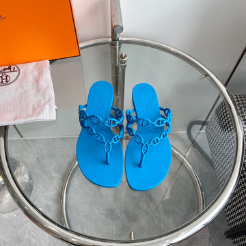 Island Sandal Vivid Sky Blue Pvc Waterproof