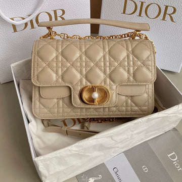 Mini Jolie 22 Bag Beige Cream Calfskin