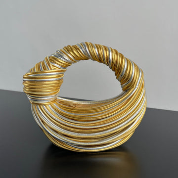 Mini Jodie 28 Bag In Gold Mix Silver Lambskin