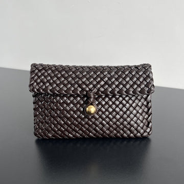 Mini Cobble 20 Bag In Dark Brown Lambskin
