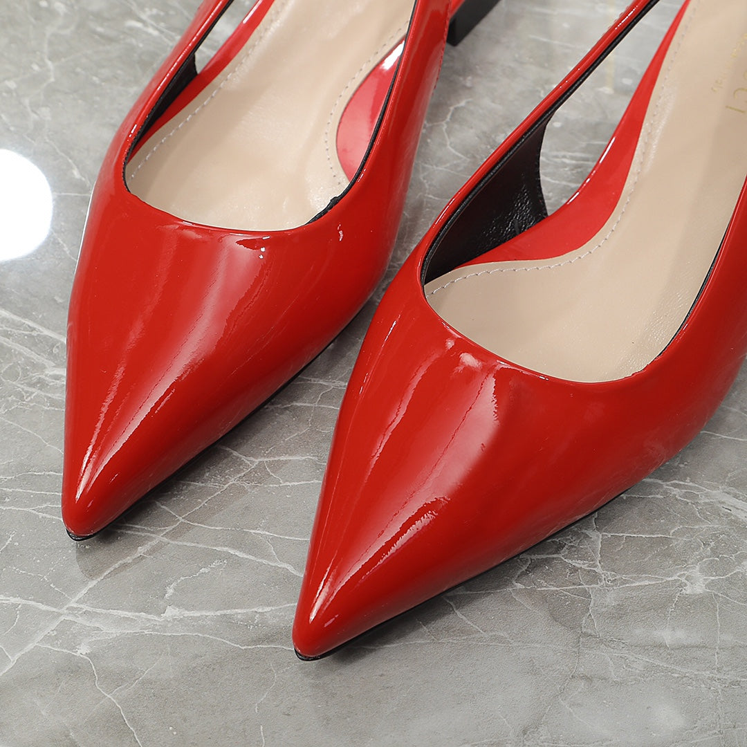 GG Signoria Slingback Flat Orange