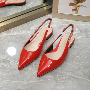 GG Signoria Slingback Flat Orange