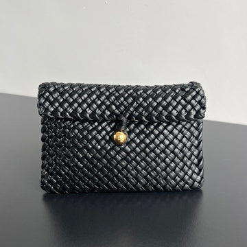 Mini Cobble 20 Bag In Black Lambskin