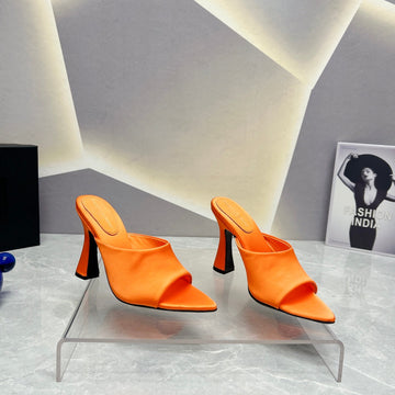 Sl Goldie Mules Tiger Satin