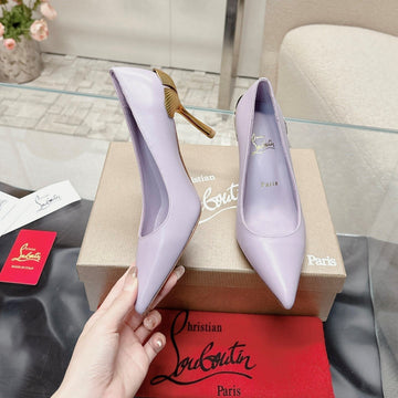 Cl 25S Ginko Pumps 85MM Light Purple Cowhide& Sheepskin 446638