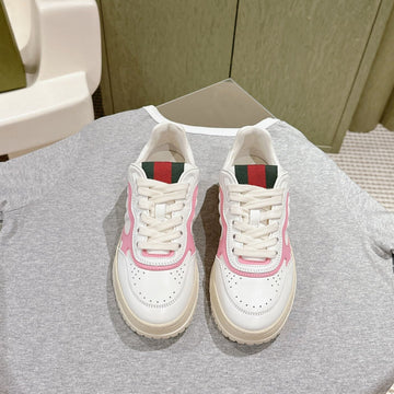 GG Retro Sneakers White Pink