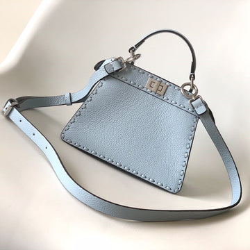 Peekaboo Iseeu Petite 20 Bag Baby Blue Leather Shw