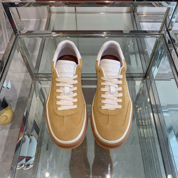 Lp Tennis Walk Sneakers Camel Suede