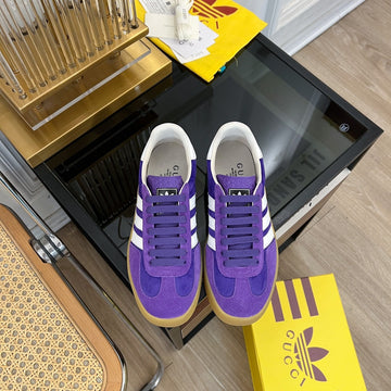 GG & Adidas Gazelle Sneaker Violet Velvet