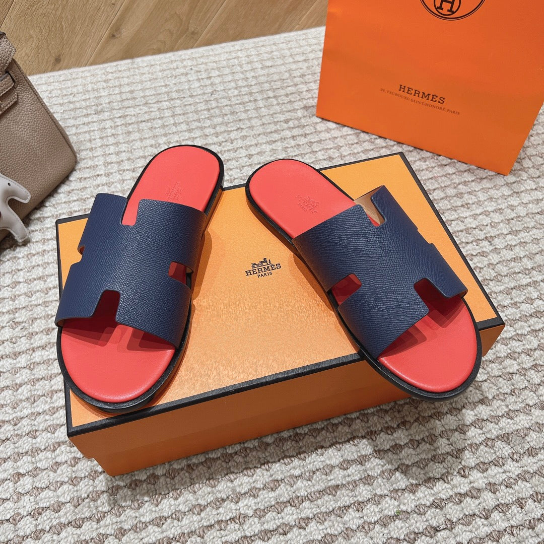 Hm Izmir Sandals Red Blue Lambskin 294947