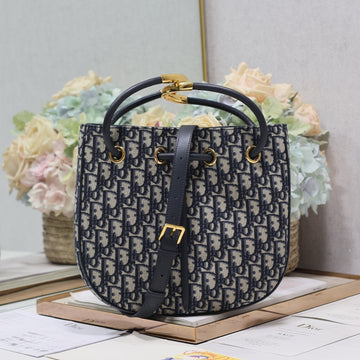 Mini 27 Nolita Bag In Blue Monogram Oblique Jacquard