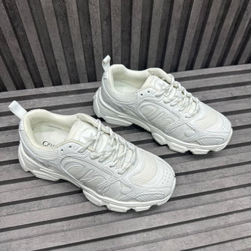CD Chrono Sneaker White Calfskin