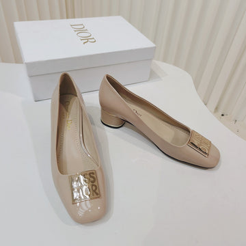 Miss Dior Pump 40MM In Beige Cowhide 111364