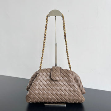 Bv Lauren 1980 31.5cm Dark Beige Lambskin