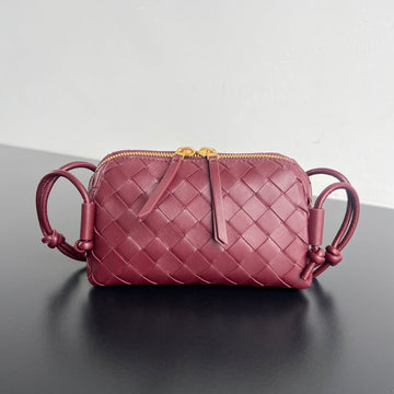 Bv Concert Pouch 18.5cm Red Lambskin