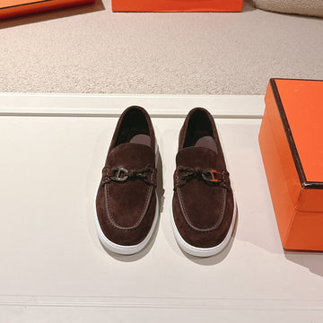 Hm Ignacio Loafer Chocolate Suede 577445