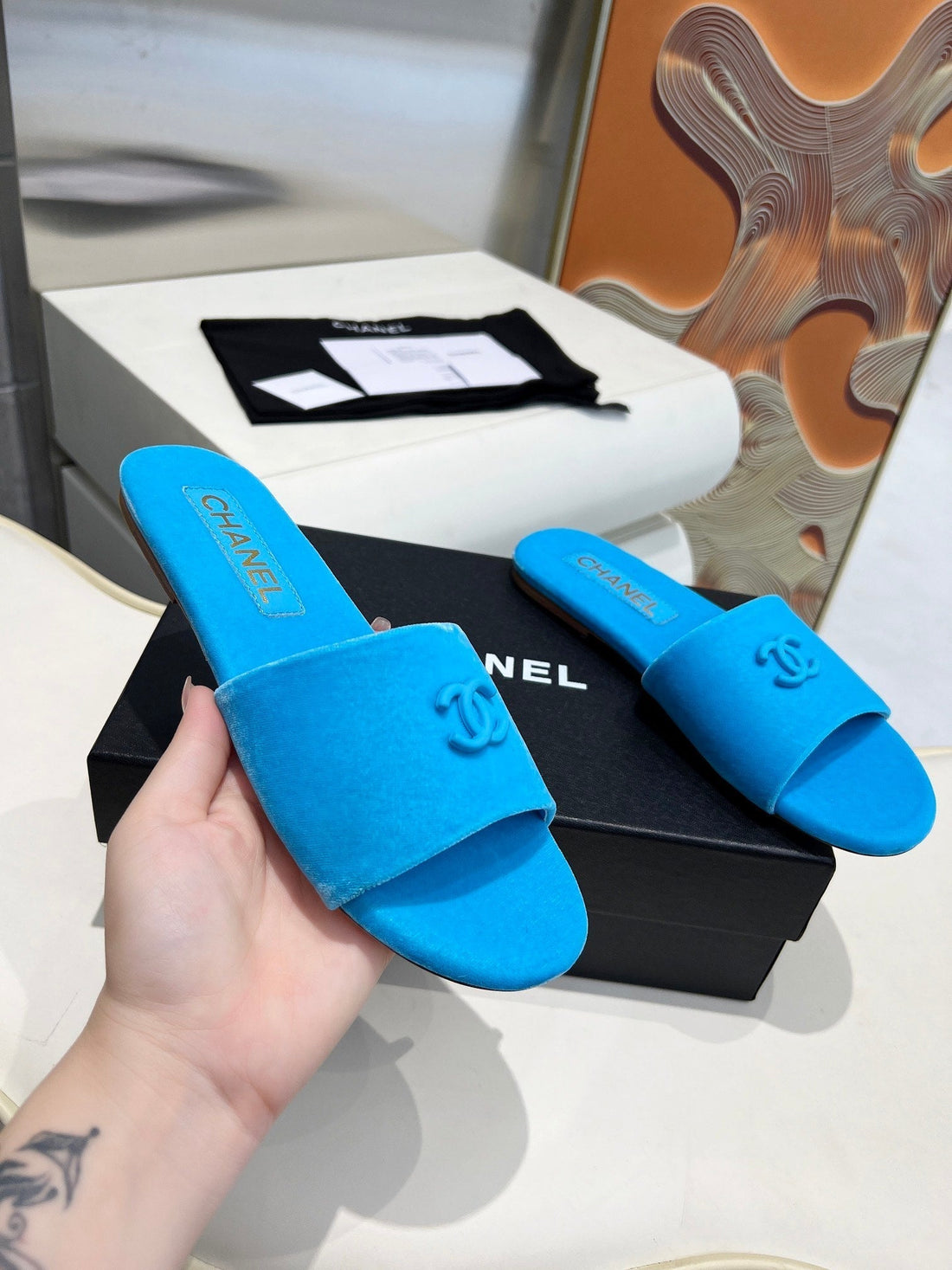 CC 26S Slide Blue Velvet 684905