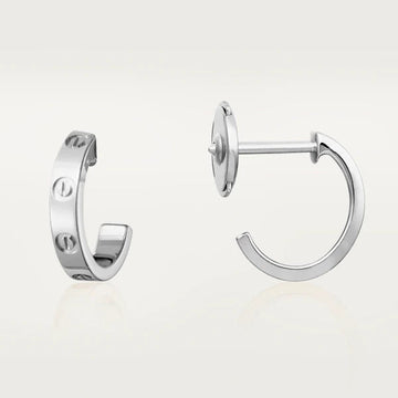 Love Earrings 2.65mm Silver