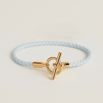 Glenan H Bracelet Light Blue Calfskin