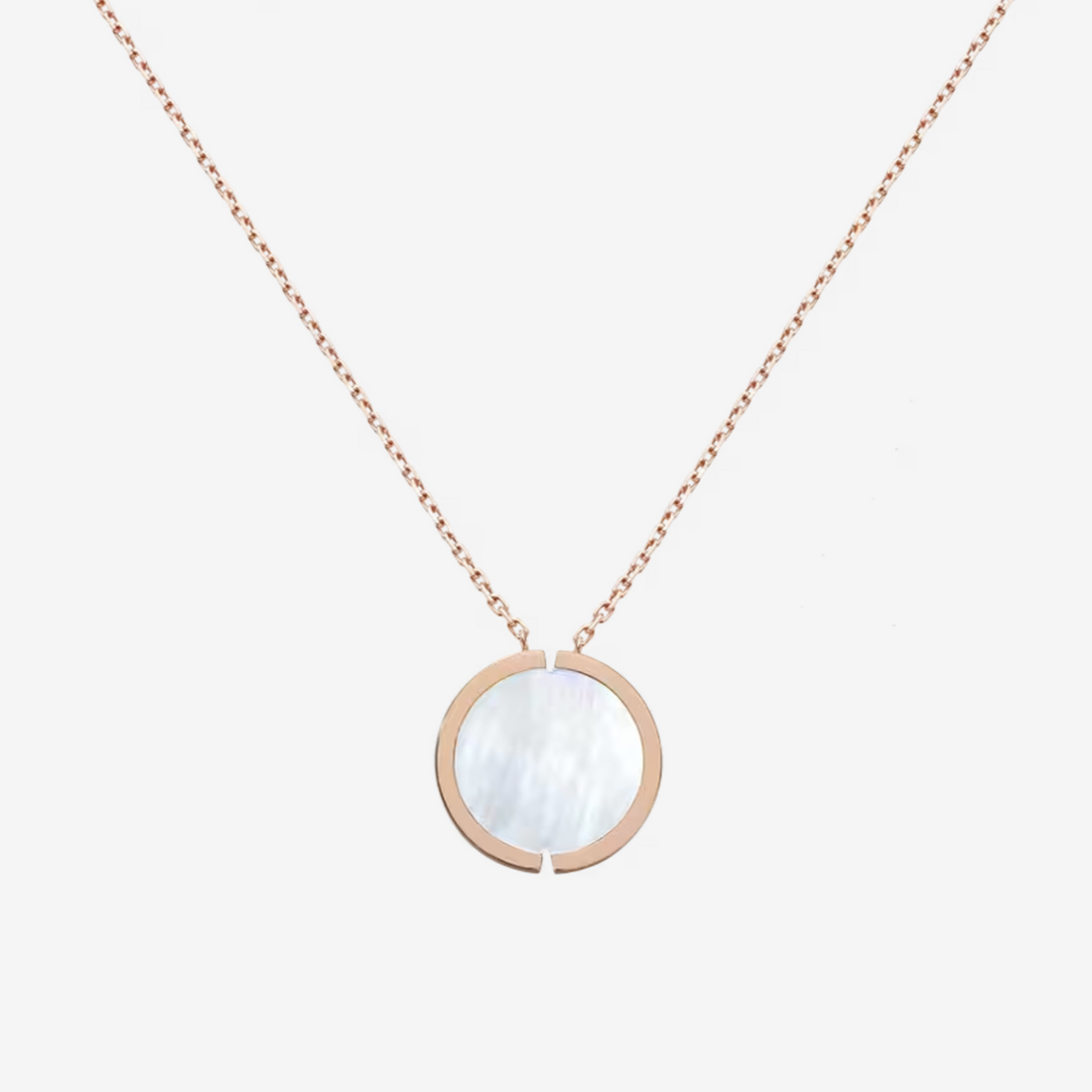 Chance Infinie Lucky Medals Pink Gold Necklace