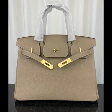 HM Birkin Bag 30 Light Taupe Togo Leather Ghw