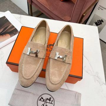 Paris Loafer Pastel Pink Suede