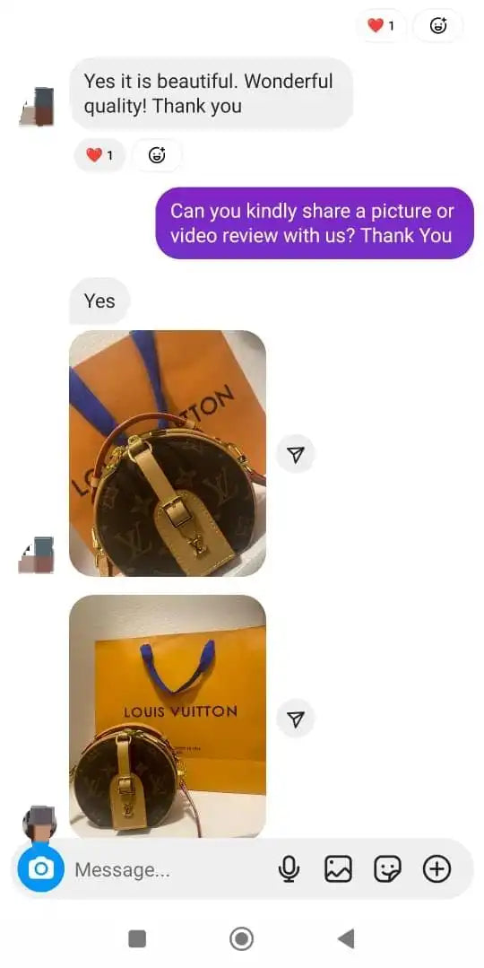 Customer review screenshot