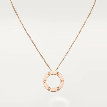 Love Necklace 16MM 3 Diamonds